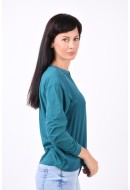 Bluza Dama Only Onllava V-Neck Shaded Spruce